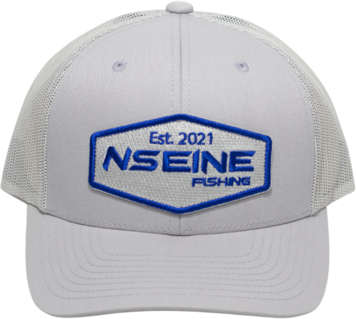 Custom White Blue Patch NSEINE Cap